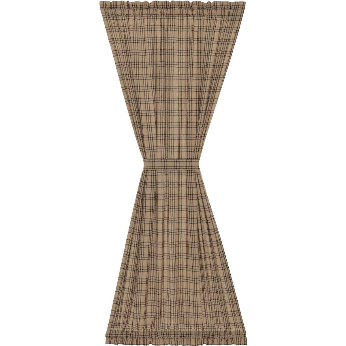 Sawyer Mill Charcoal Plaid Door Panel