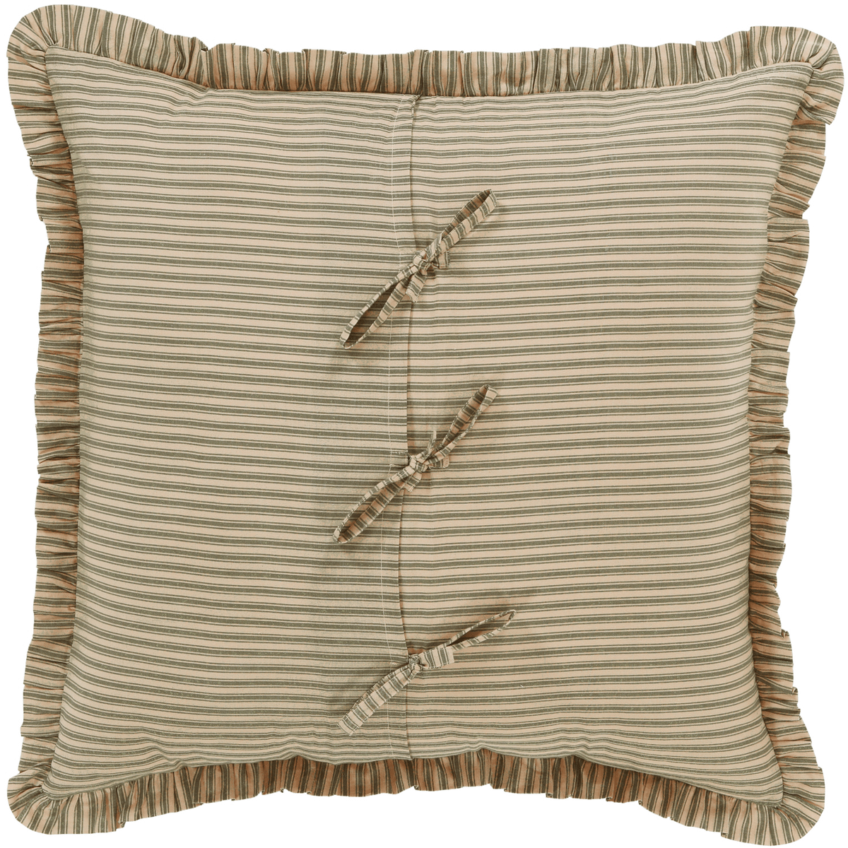 Prairie Winds Ticking Stripe Euro Sham