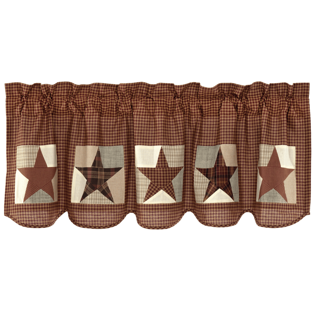 Abilene Star Patch Valance