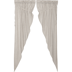 Hatteras Ticking Stripe Long Prairie Curtain