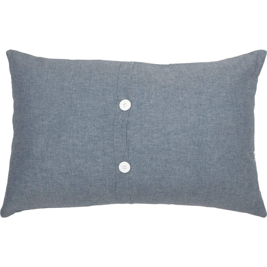 Sawyer Mill Blue Flag Pillow