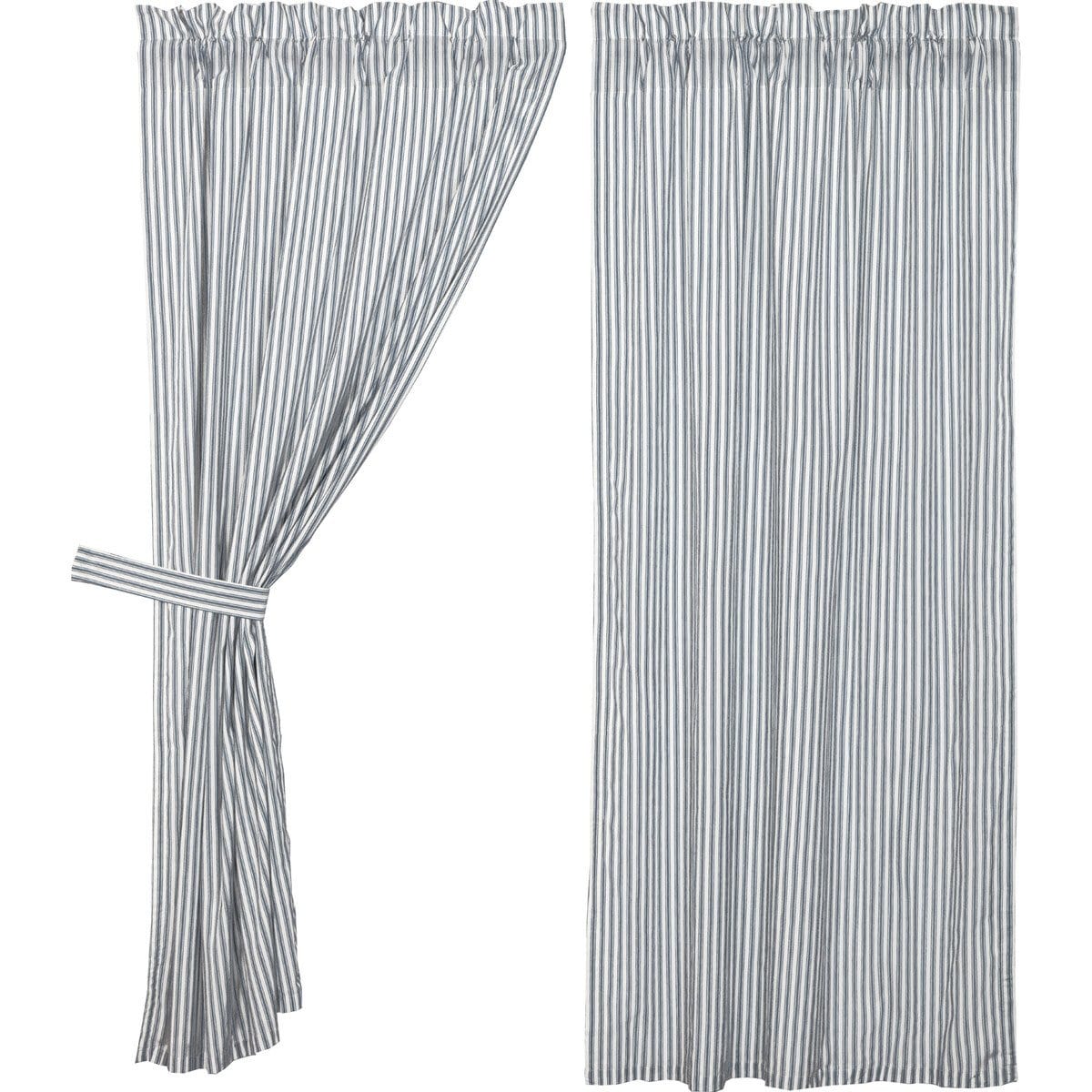 Sawyer Mill Blue Ticking Stripe 63" Panel Set