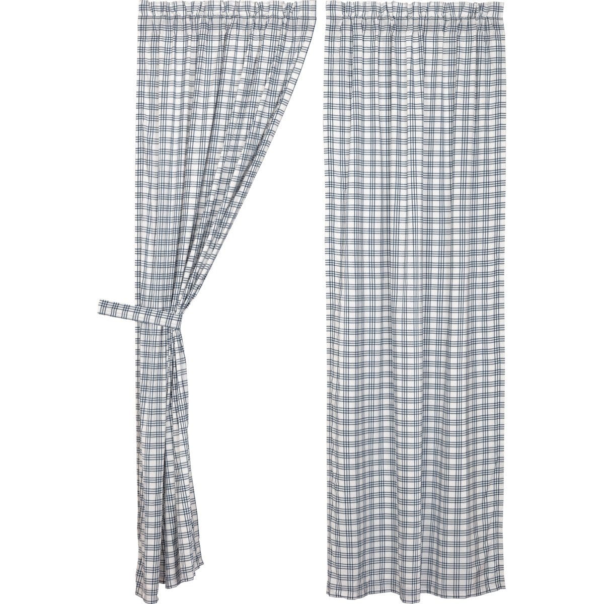 Sawyer Mill Blue Plaid 84" Panel Set