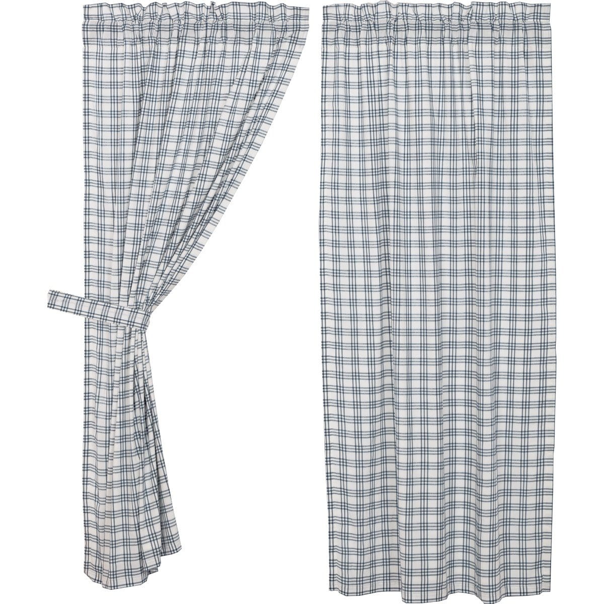 Sawyer Mill Blue Plaid 63" Panel Set