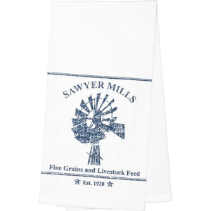 Sawyer Mill Blue Windmill Tea Towel