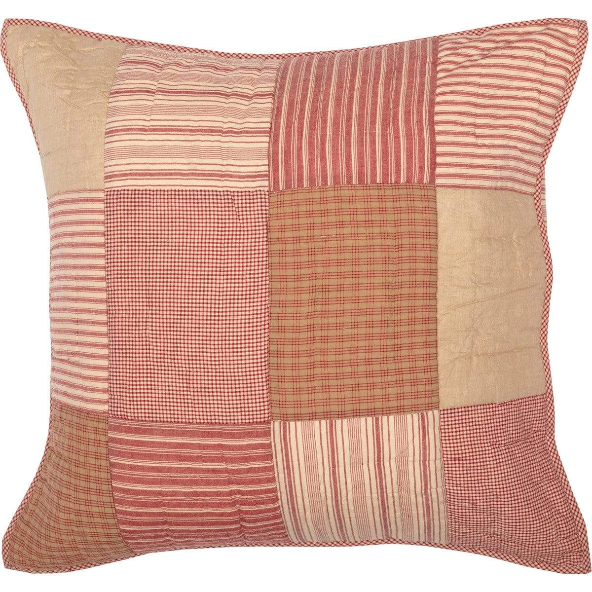 Sawyer Mill Red Quilted Euro Sham