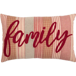 Sawyer Mill Red Family Pillow