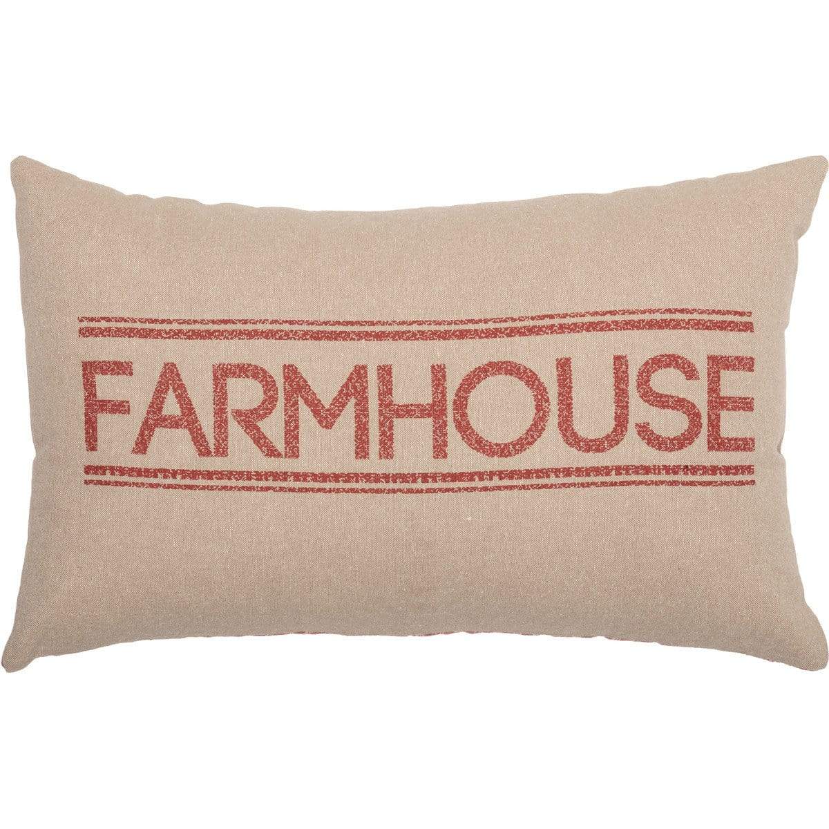 Sawyer Mill Red Farmhouse Pillow