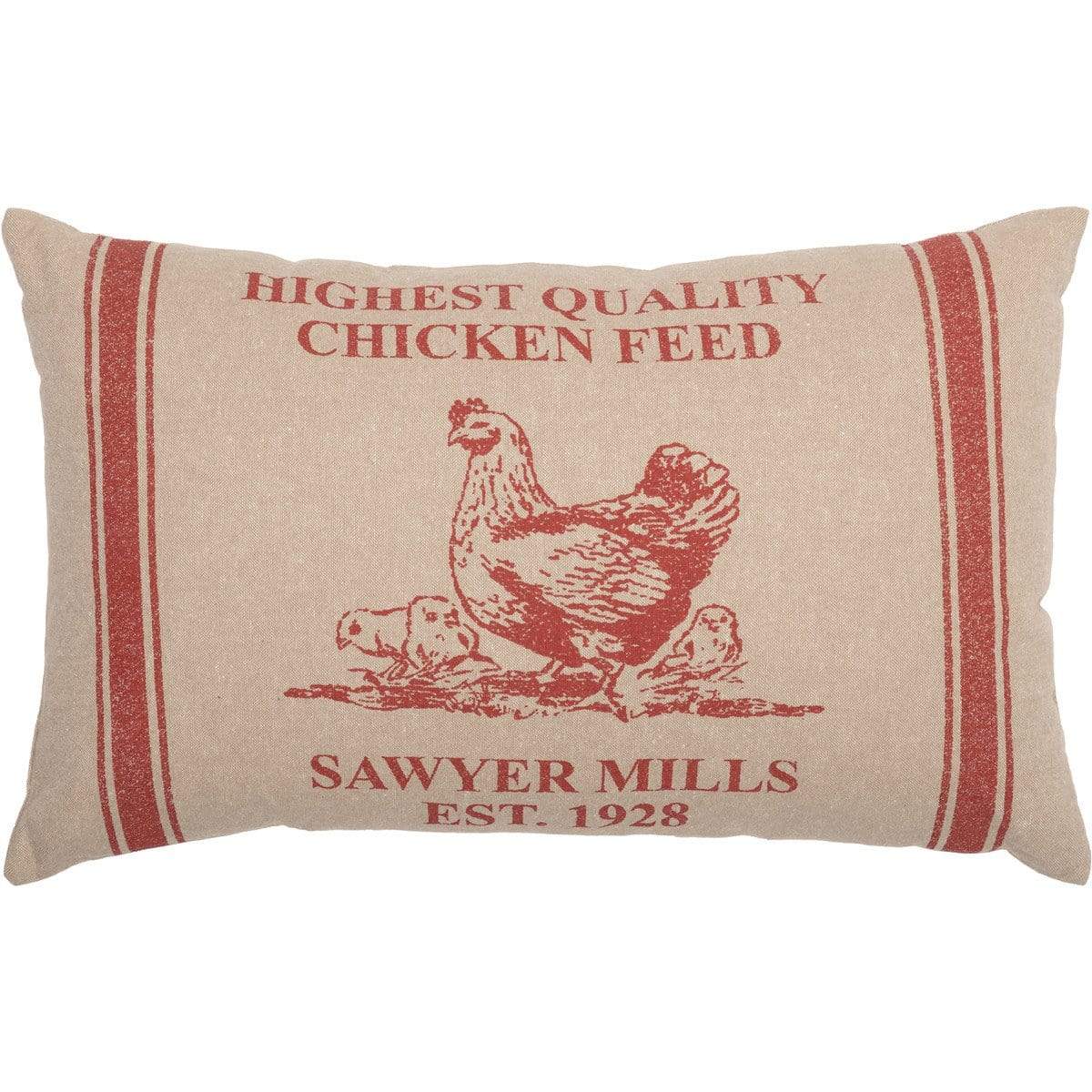 Sawyer Mill Red Hen Pillow