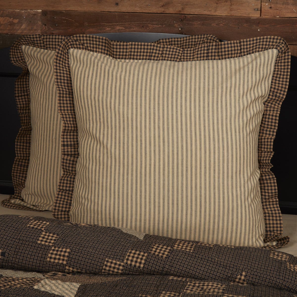 Farmhouse Star Fabric Euro Sham