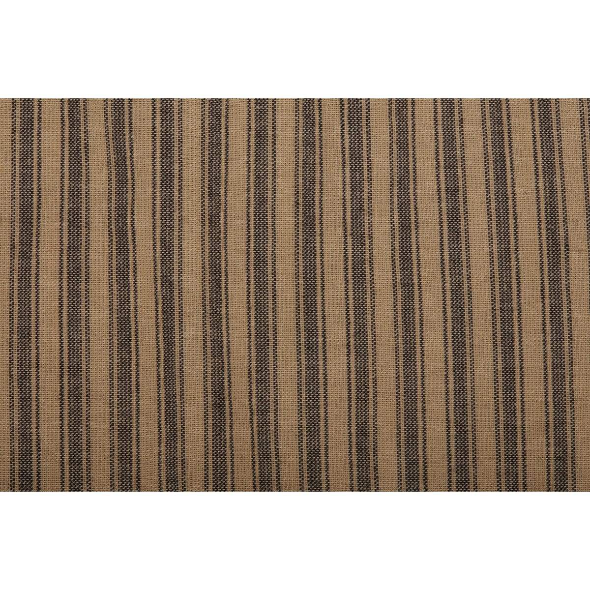 Farmhouse Star Ticking Stripe Bedskirt