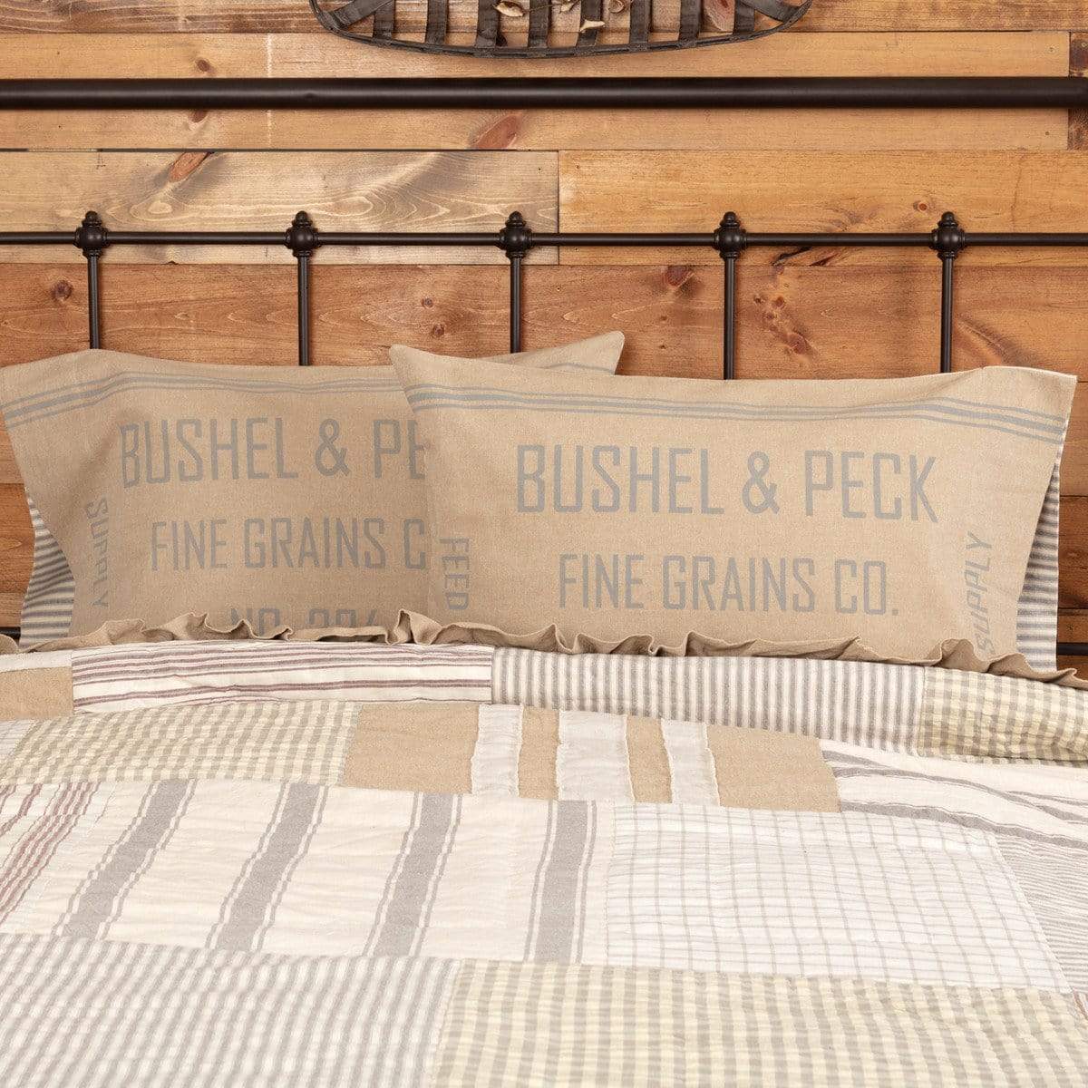 Grace Grain Sack Pillow Case Set