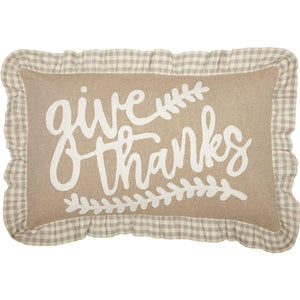 Grace Give Thanks Pillow