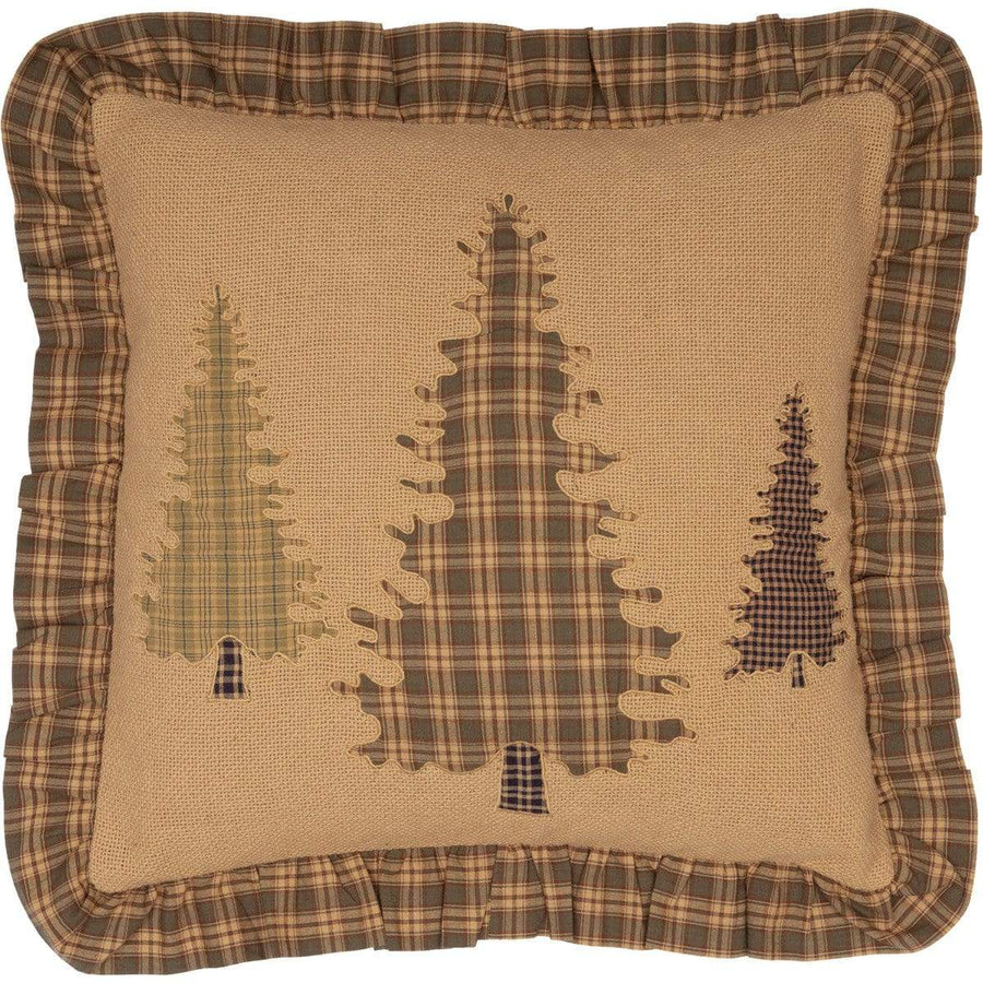 Cedar Ridge Tree Applique Pillow