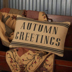 Heritage Farms Autumn Greetings Pillow