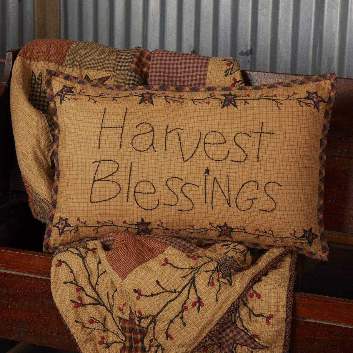 Heritage Farms Harvest Blessings Pillow