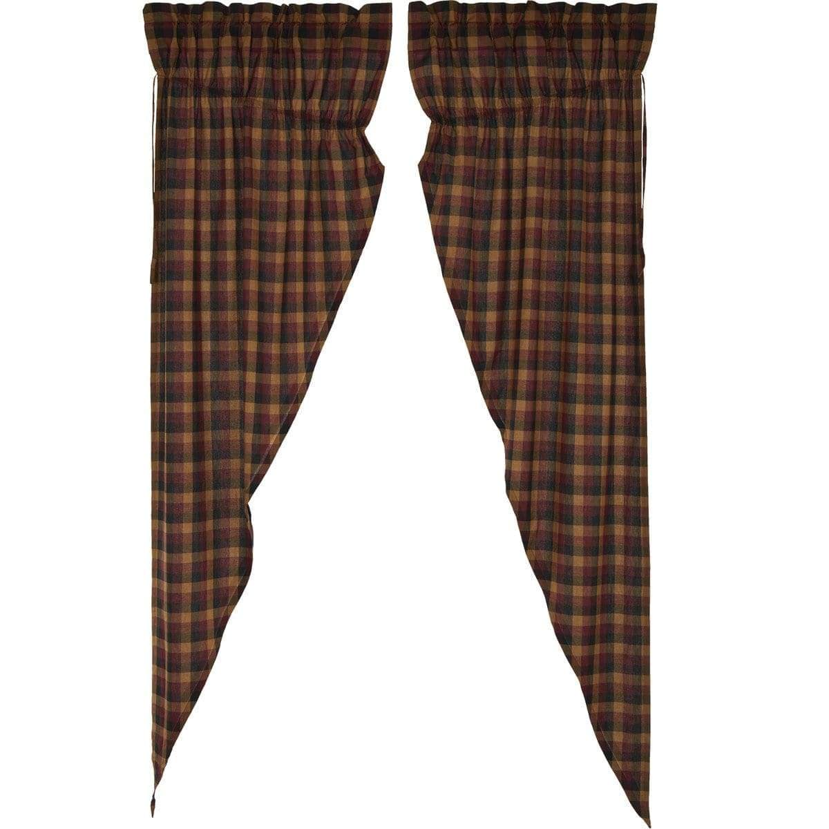 Primitive Check Long Prairie Curtain