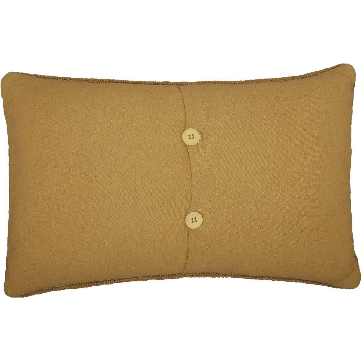 Beckham Elk Hooked Pillow 18x18 - Accent Pillows - PINE VALLEY QUILTS