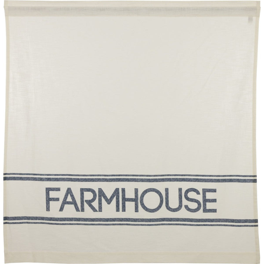Sawyer Mill Blue Farmhouse Shower Curtain