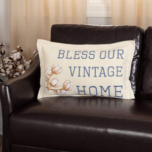 Ashmont Bless Our Vintage Home Pillow