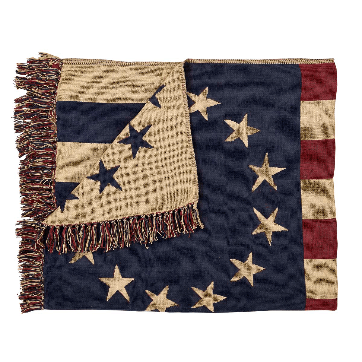 VHC Brands Old Glory Throw - Thumbnail 4