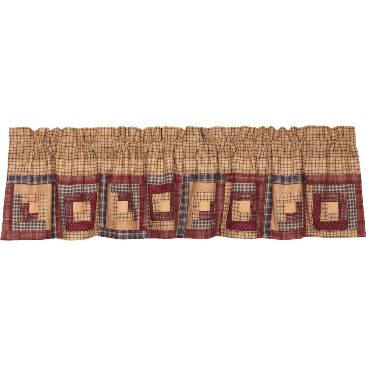 Millsboro Patchwork Border Valance