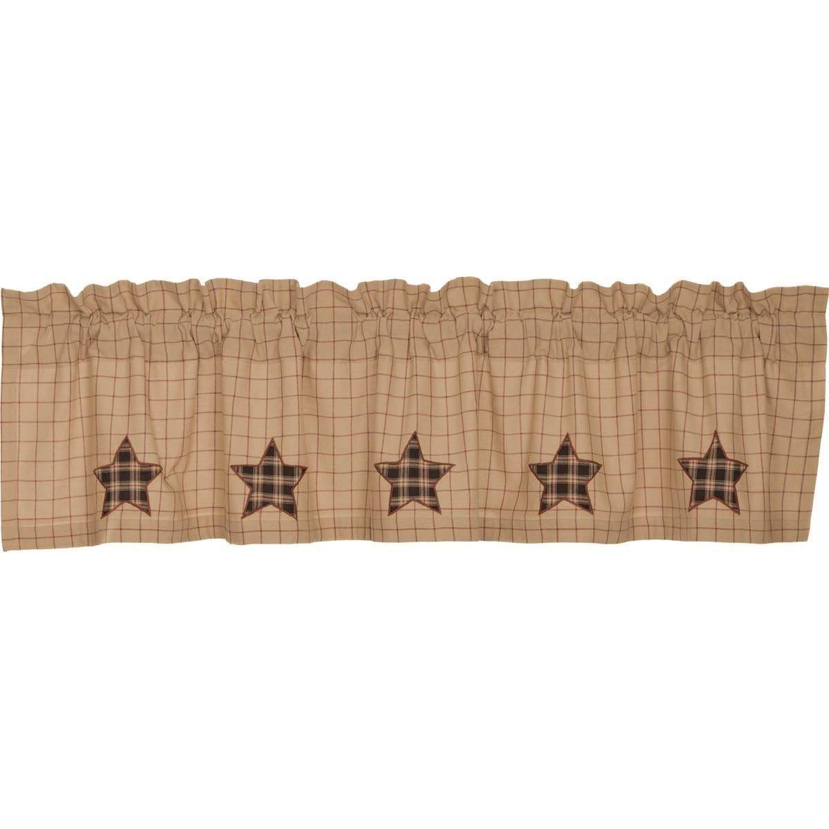 Bingham Star Applique Valance