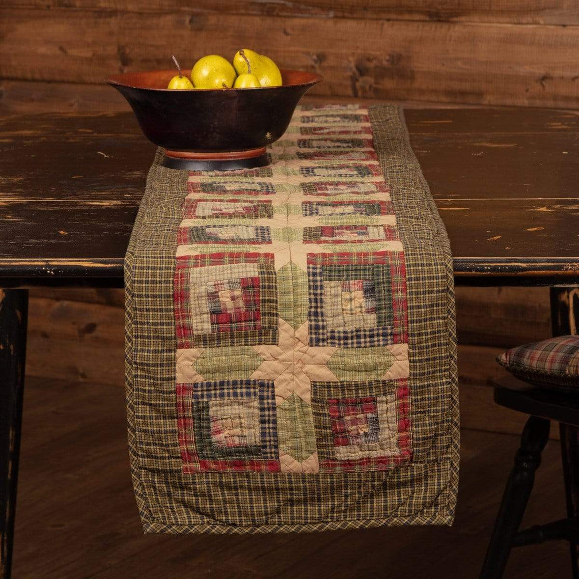 Tea Cabin Quilted Runner