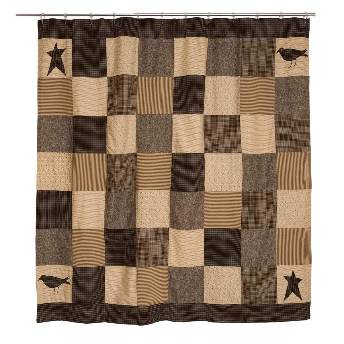 Kettle Grove Patchwork Shower Curtain