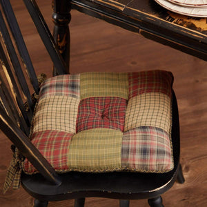 Tea Cabin Patchwork Chair Pad