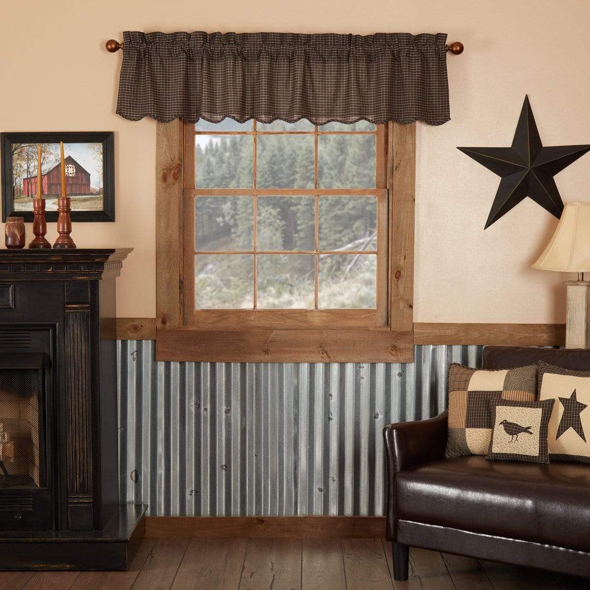 Kettle Grove Scalloped Valance