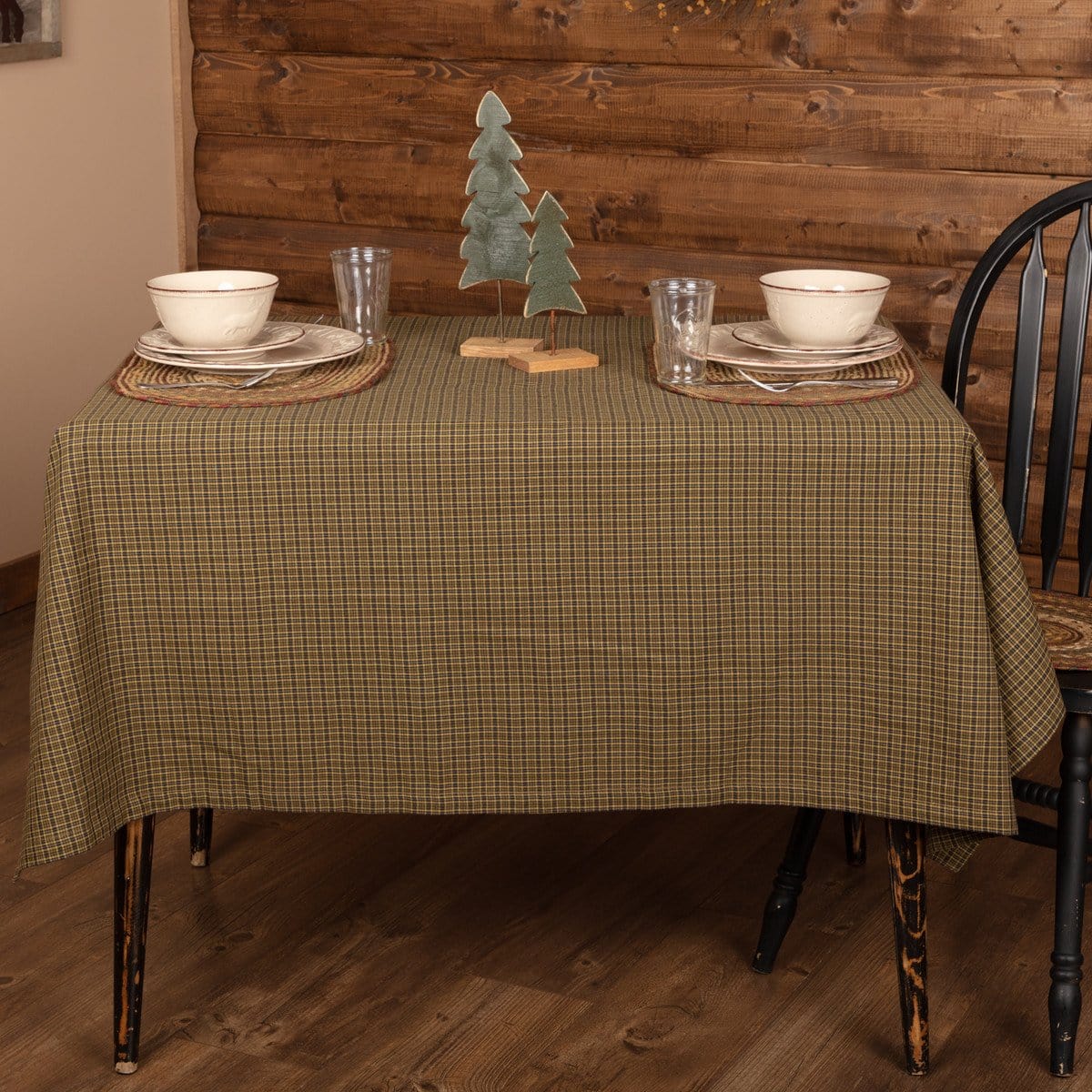 Tea Cabin Square Tablecloth