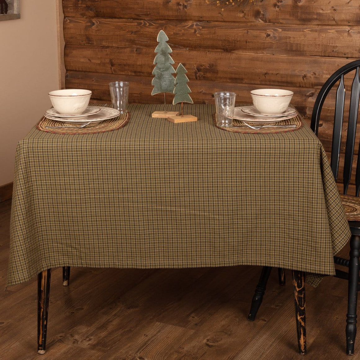 Tea Cabin Square Tablecloth