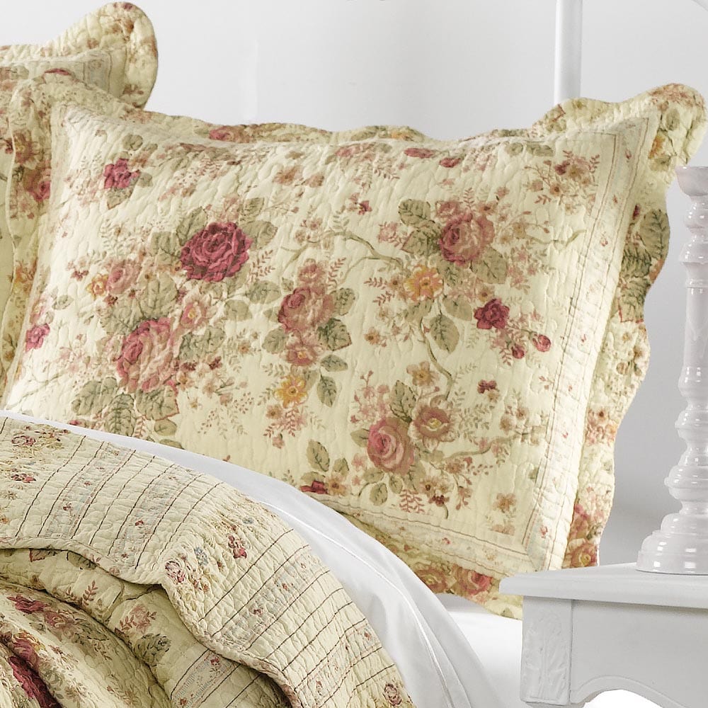 Antique Rose Pillow Sham