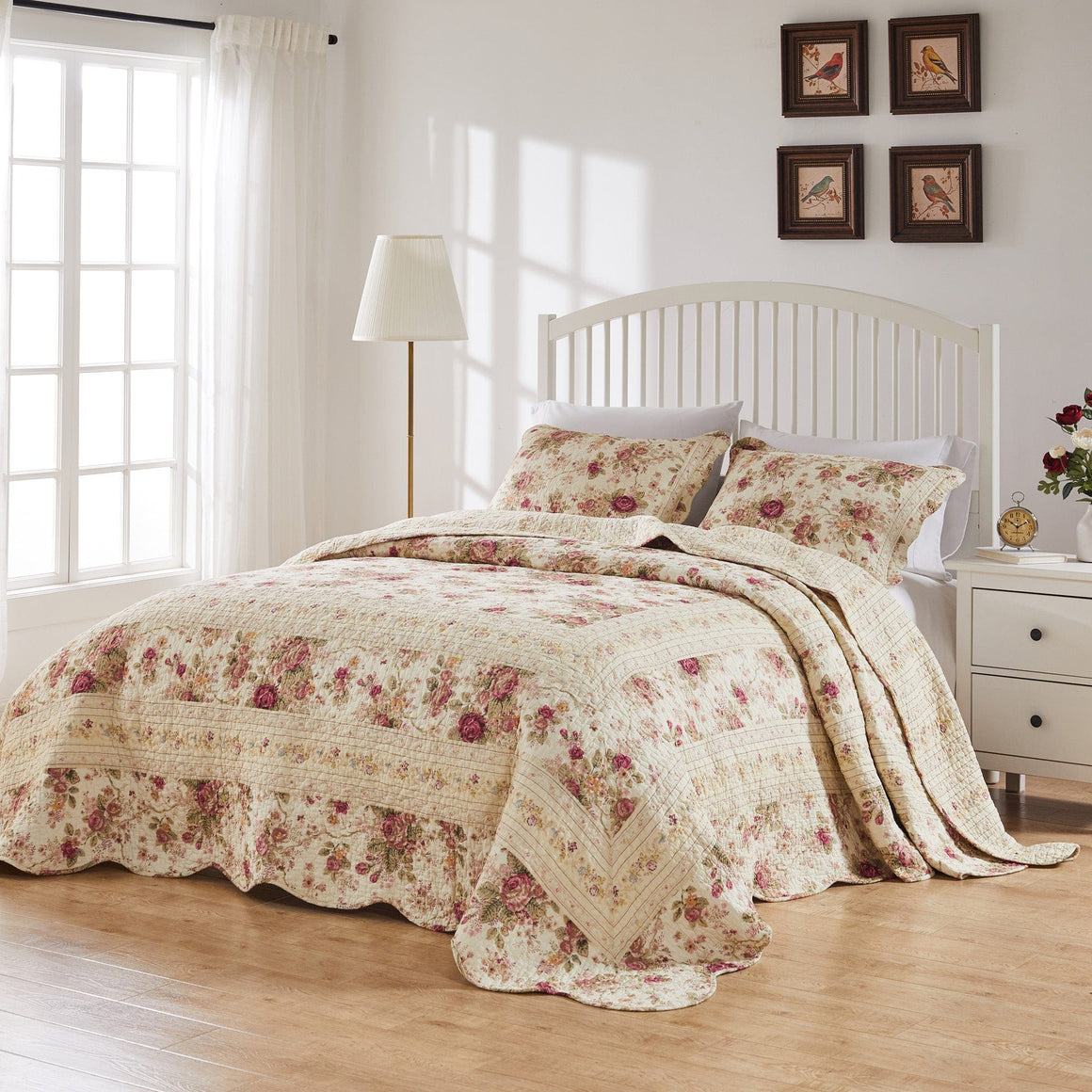 Emma Floral Quilt Set - Retro Barn Country Linens