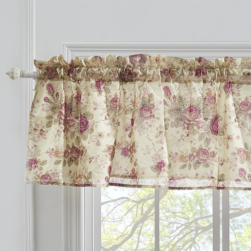 Antique Rose Valance