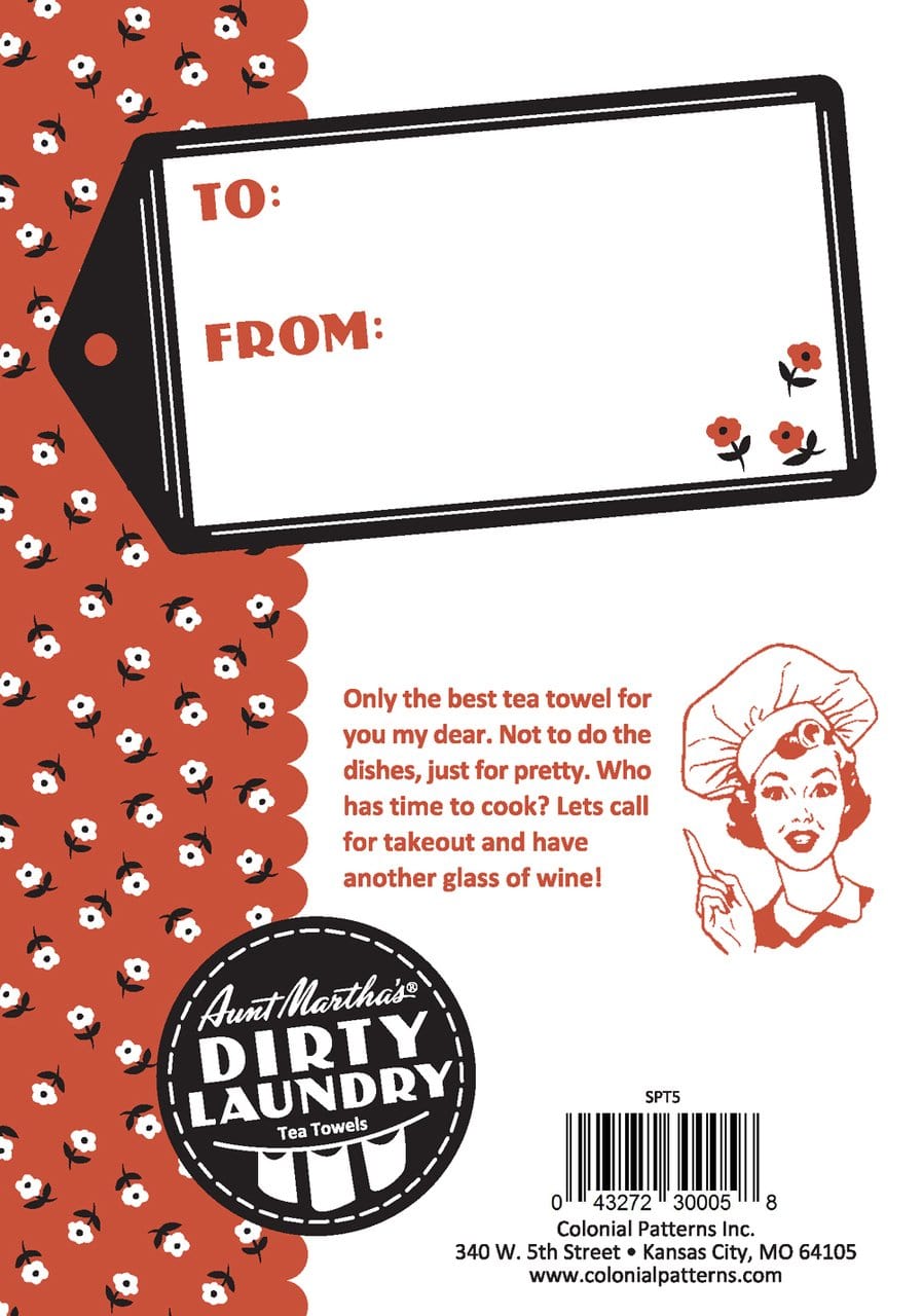 Rise and Shine Embroidered Tea Towel