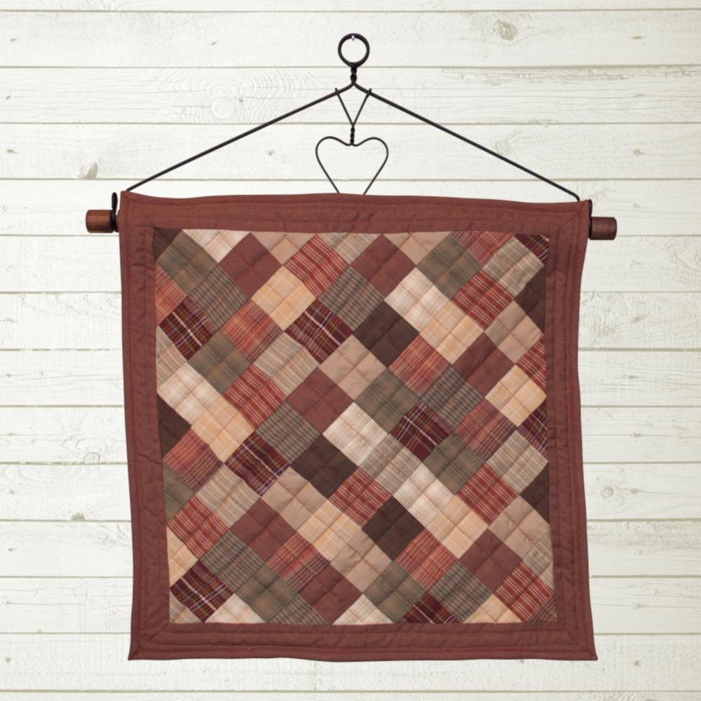 Autumn Plaid Quilt Block