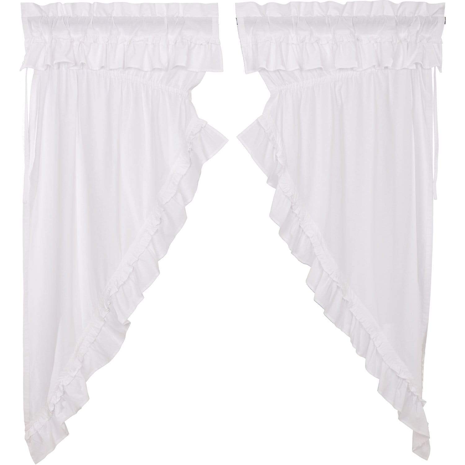 Muslin Ruffled Prairie Curtain