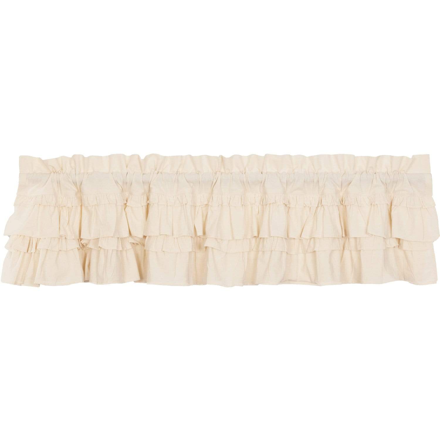 Muslin Ruffled Valance