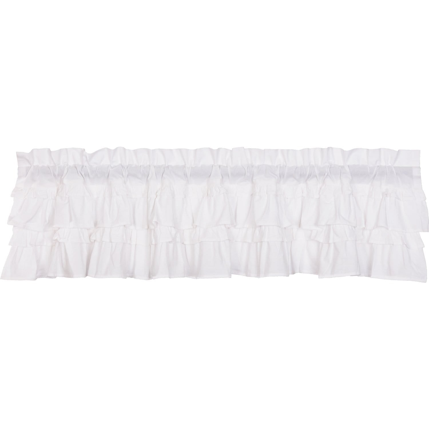 Muslin Ruffled Valance