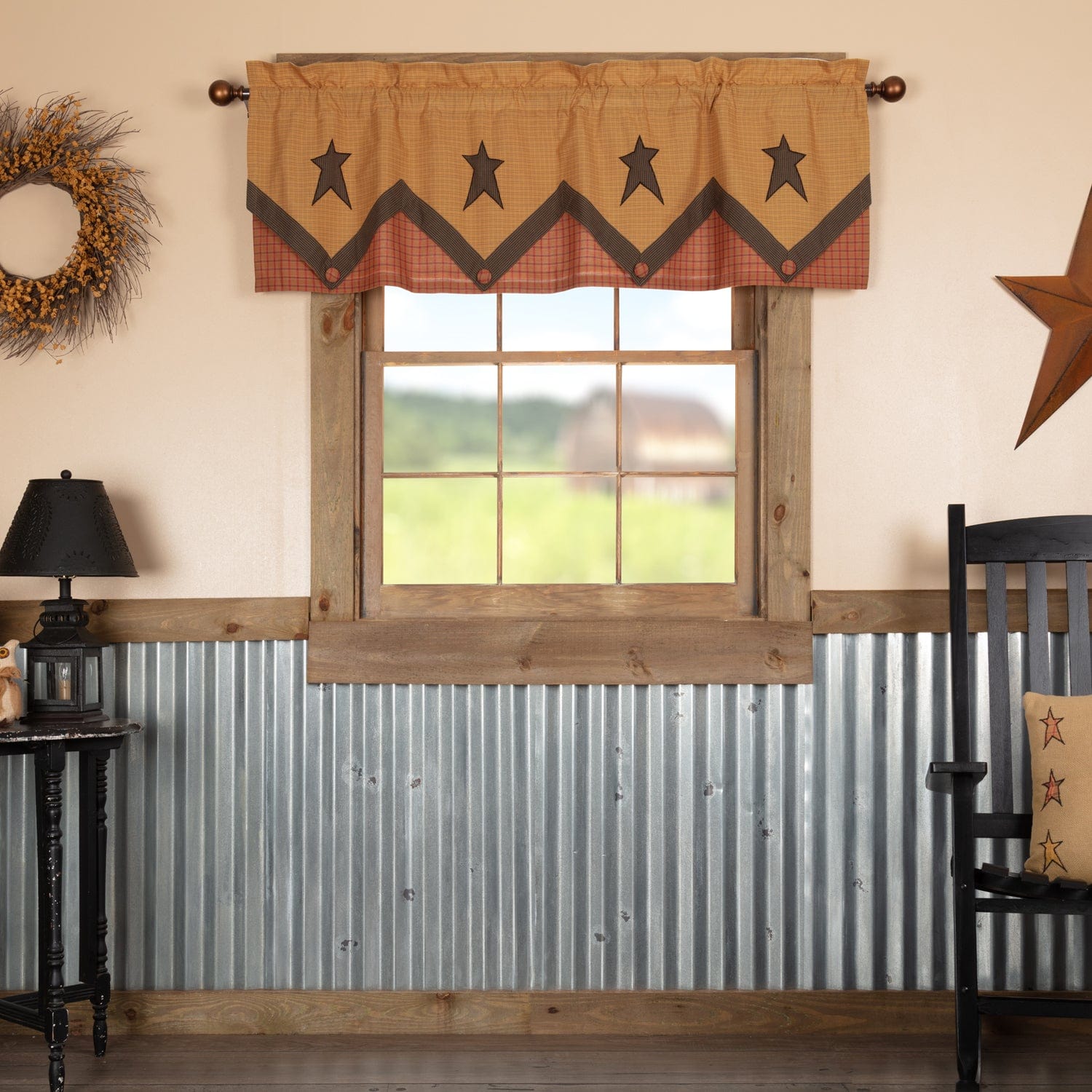 Stratton Primitive Star Valance