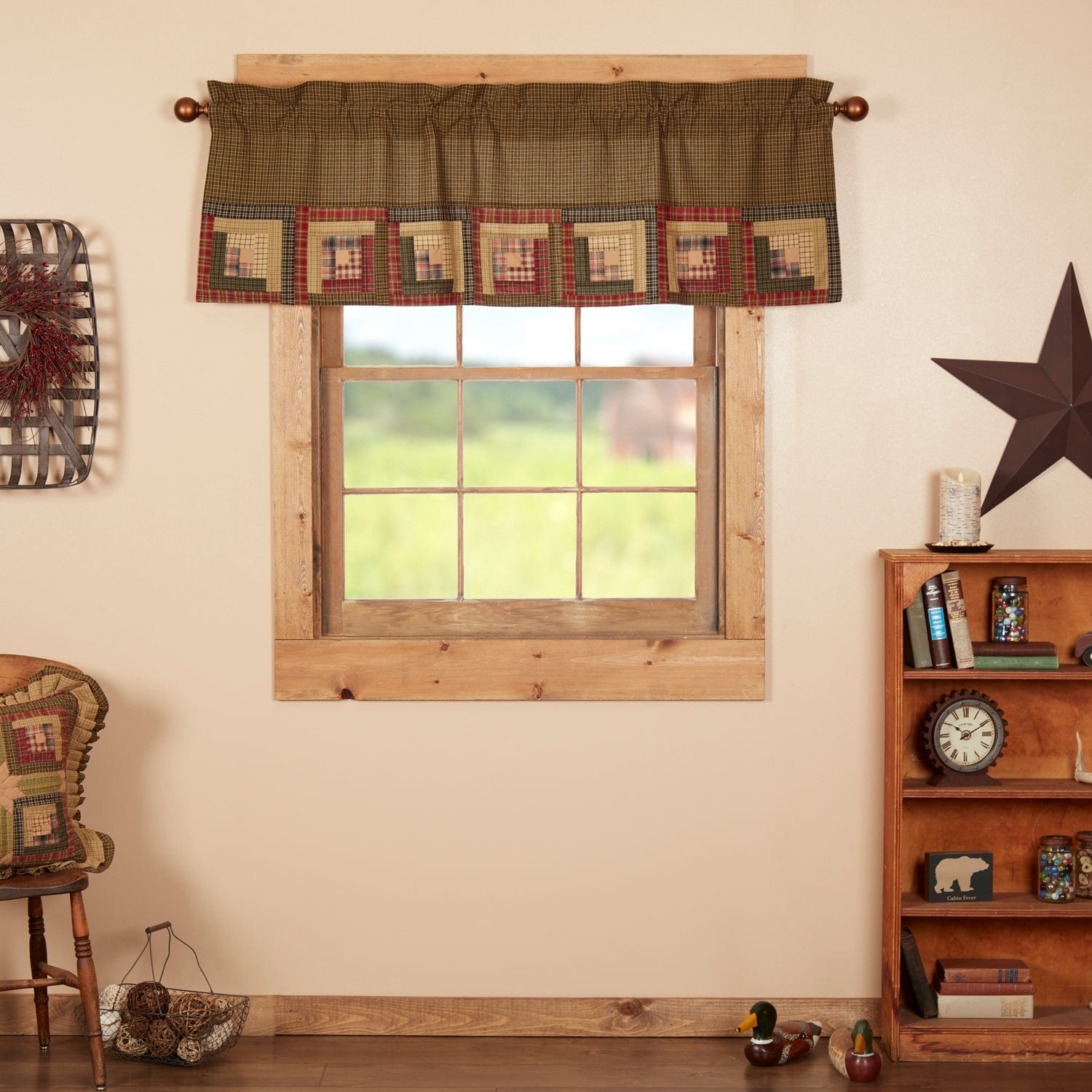 Tea Cabin Patchwork Valance