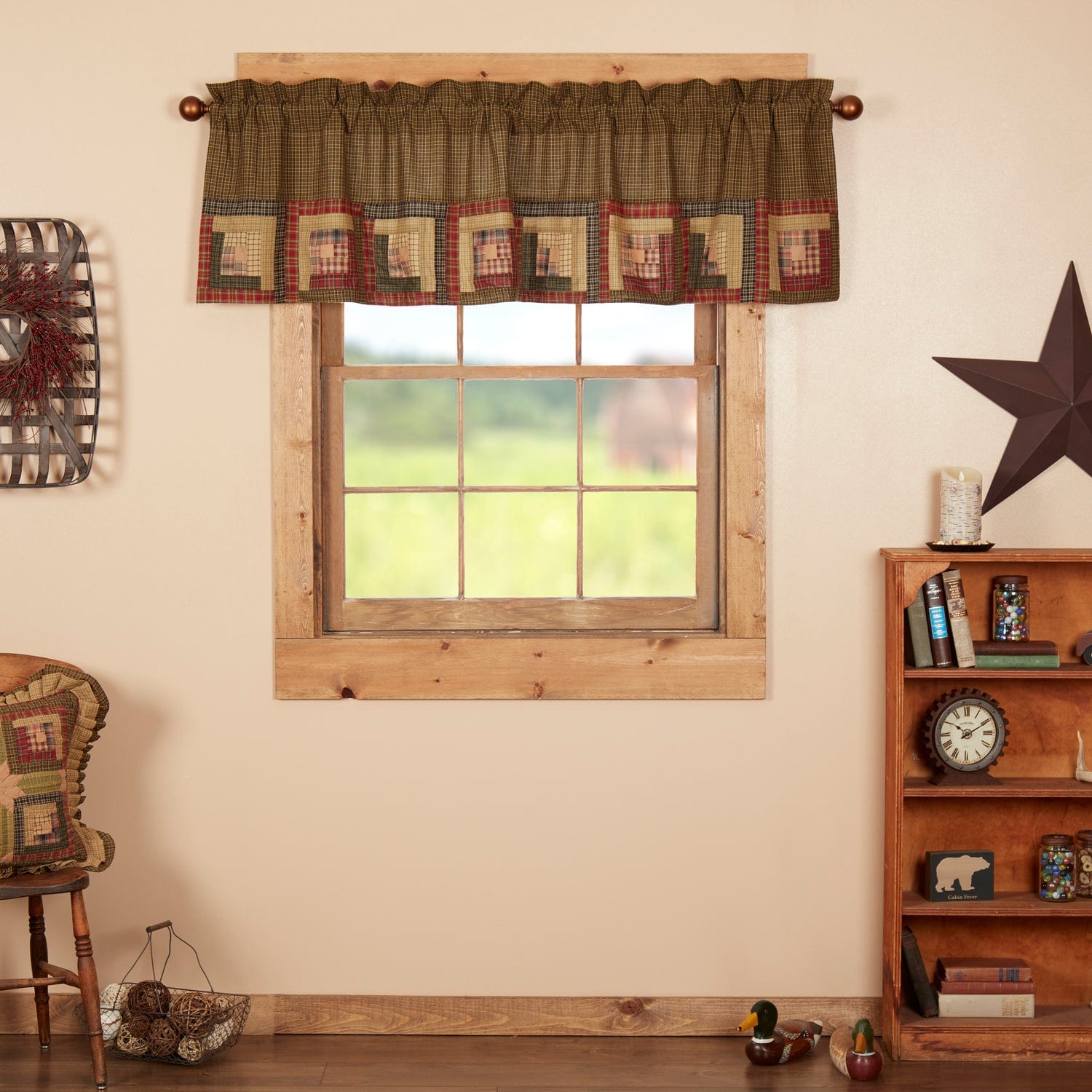 Tea Cabin Patchwork Valance