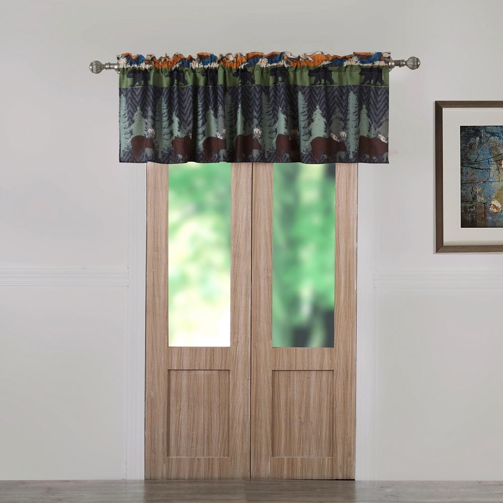 Black Bear Lodge Valance