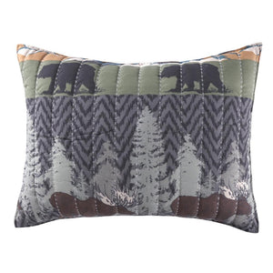 Black Bear Lodge Pillow Sham