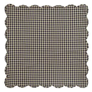 Black Check Square Tablecloth