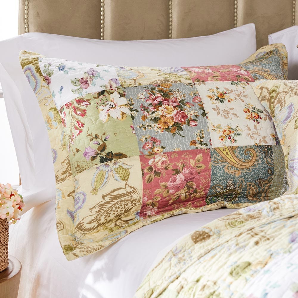 Blooming Prairie Quilted Bedspread Set