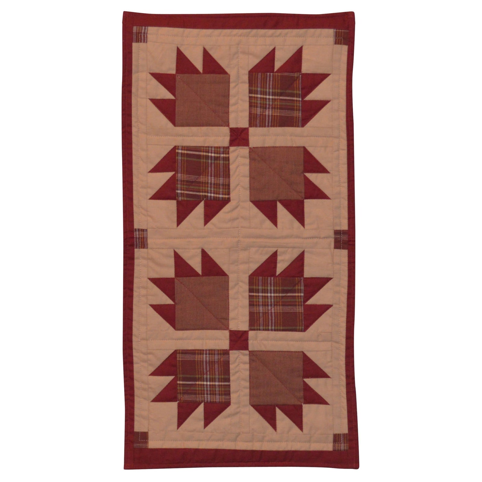 Burgundy Bear's Paw Mini Runner