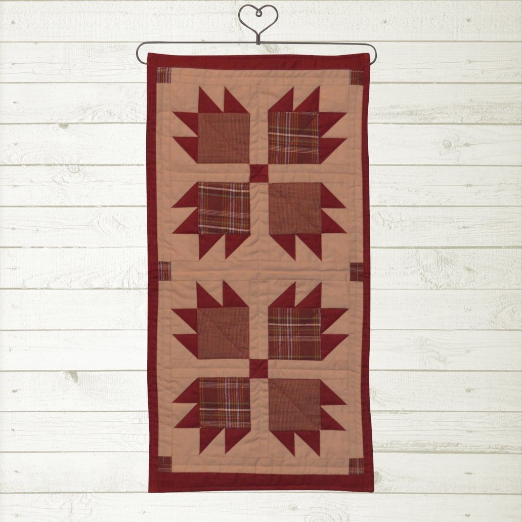 Burgundy Bear's Paw Mini Runner